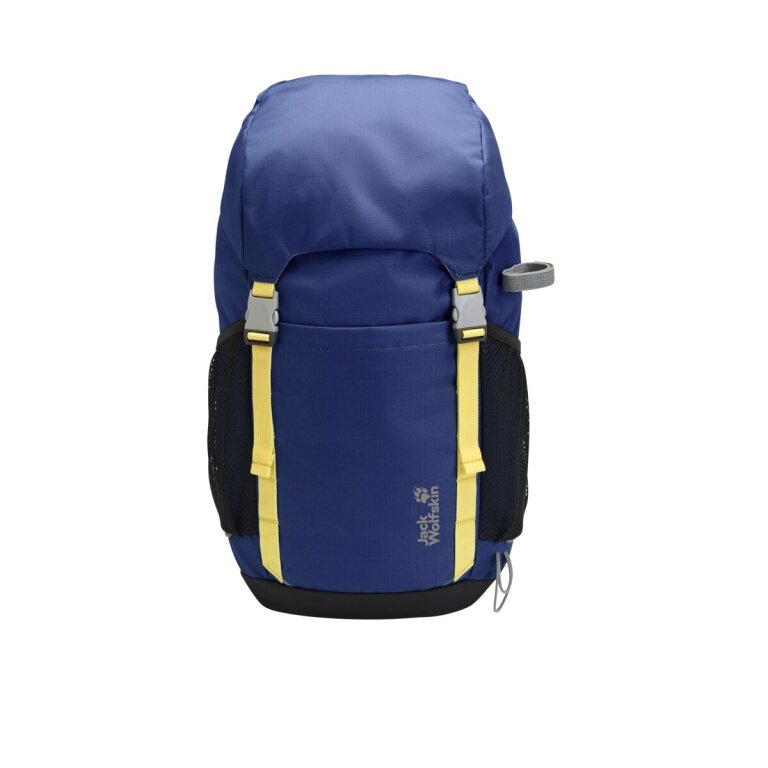 Jack Wolfskin Children's Hiking Rucksack Explorer (comfortable carrying system, for children aged 6 and above) blue/yellow 20 litres