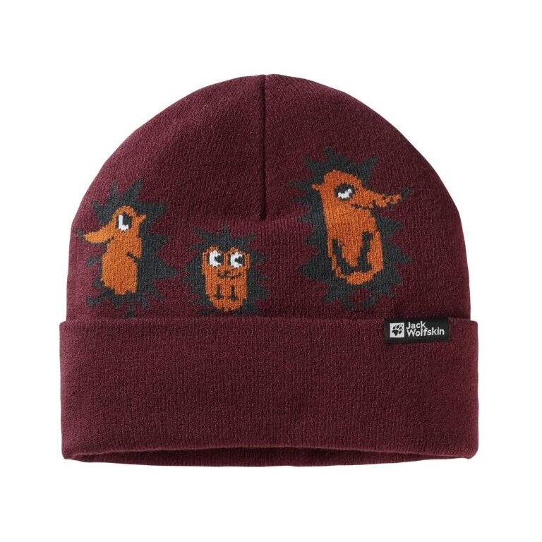 Jack Wolfskin Beanie Gleely - berrypink Children