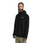 Jack Wolfskin Prelight Rain Jacket 2.5 Layers LT (lightweight, waterproof, breathable) black men's