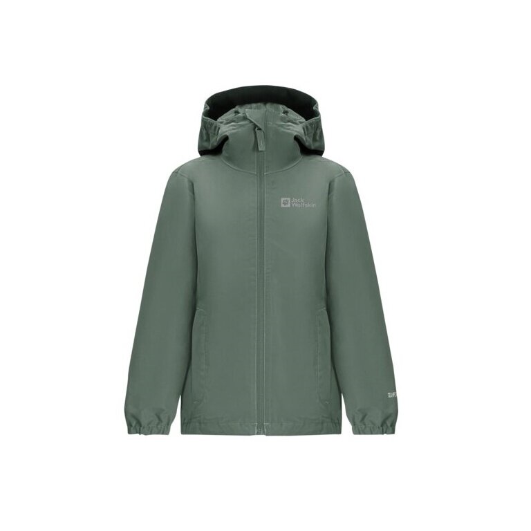 Jack Wolfskin Rain Jacket Flaze Texapore (windproof, waterproof and lightweight) hedge green Kids
