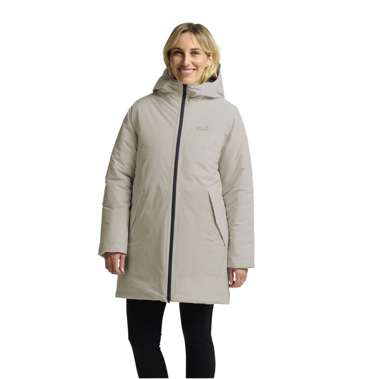 Jack Wolfskin Frost Haven Rain Jacket (warm, waterproof) beige ladies