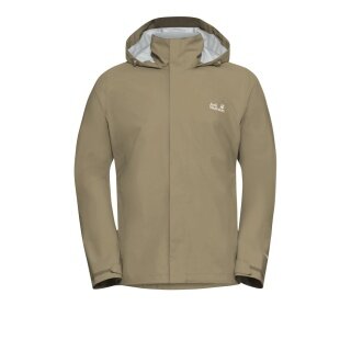 Jack Wolfskin Trailtime Rain Jacket 2-Layer (waterproof, breathable) 2026 light brown men's