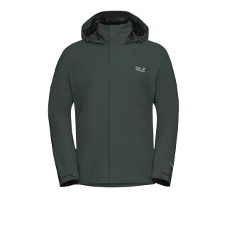 Jack Wolfskin Trailtime Rain Jacket 2-Layer (waterproof, breathable) 2026 palm green men's
