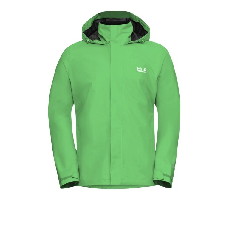 Jack Wolfskin Trailtime Rain Jacket 2-Layer (waterproof, breathable) 2026 lizard green men's