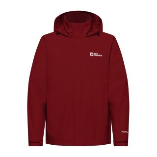 Jack Wolfskin Trailtime Rain Jacket 2-Layer (waterproof, breathable) red men's