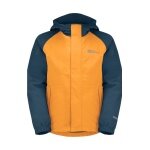 Jack Wolfskin Rain Jacket Tucan (lightweight, windproof, waterproof) orange Kids