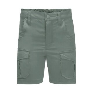 Jack Wolfskin Leisure Travel Trousers Treasure Hunter Short (lightweight, robust and elastic) short hedge green Kids