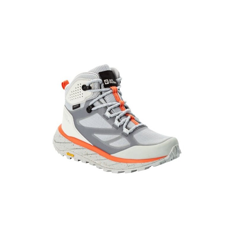 Jack Wolfskin Hiking Shoes Terraventure Texapore MID (waterproof, breathable) silver grey Women