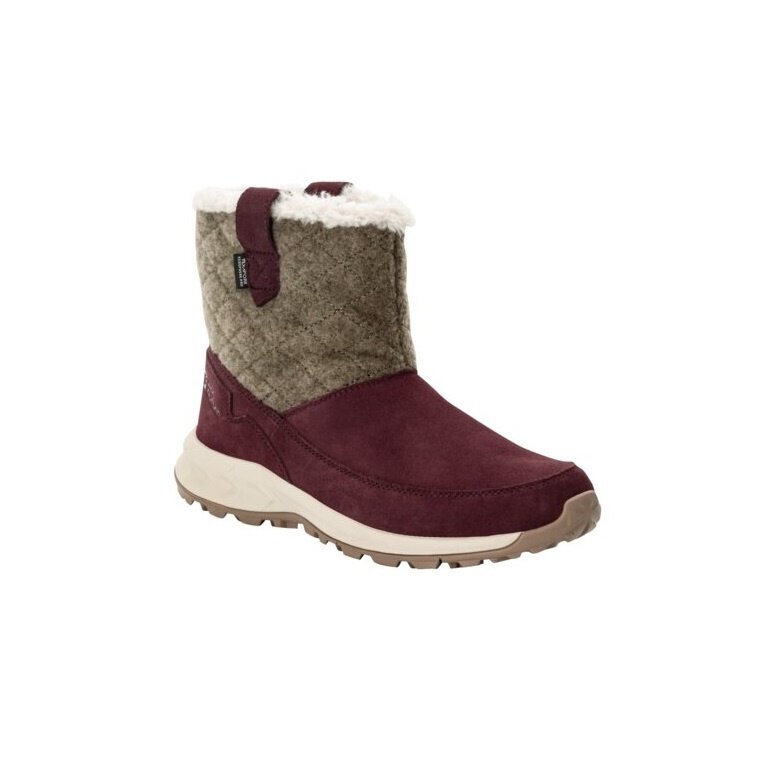 Jack Wolfskin Winter Boots Queenstown Texapore Boot (Suede, Waterproof) berrypink Women