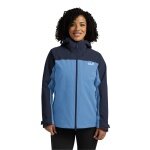Jack Wolfskin Transition Hiking Jacket Wild Places 3in1 (waterproof, windproof) blue/navy blue ladies