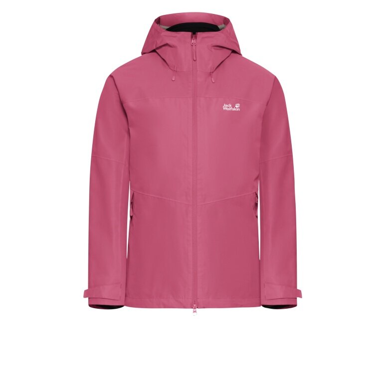 Jack Wolfskin Transition Hiking Jacket Wild Places 3in1 (waterproof, windproof) pink ladies