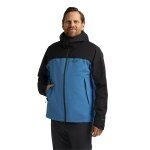 Jack Wolfskin Transition Hiking Jacket Wild Places 3in1 (waterproof, windproof) blue/navy blue men's