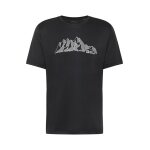 Jack Wolfskin Hiking T-Shirt Peak Graphic T (breathable, quick-drying) phantom grey men's