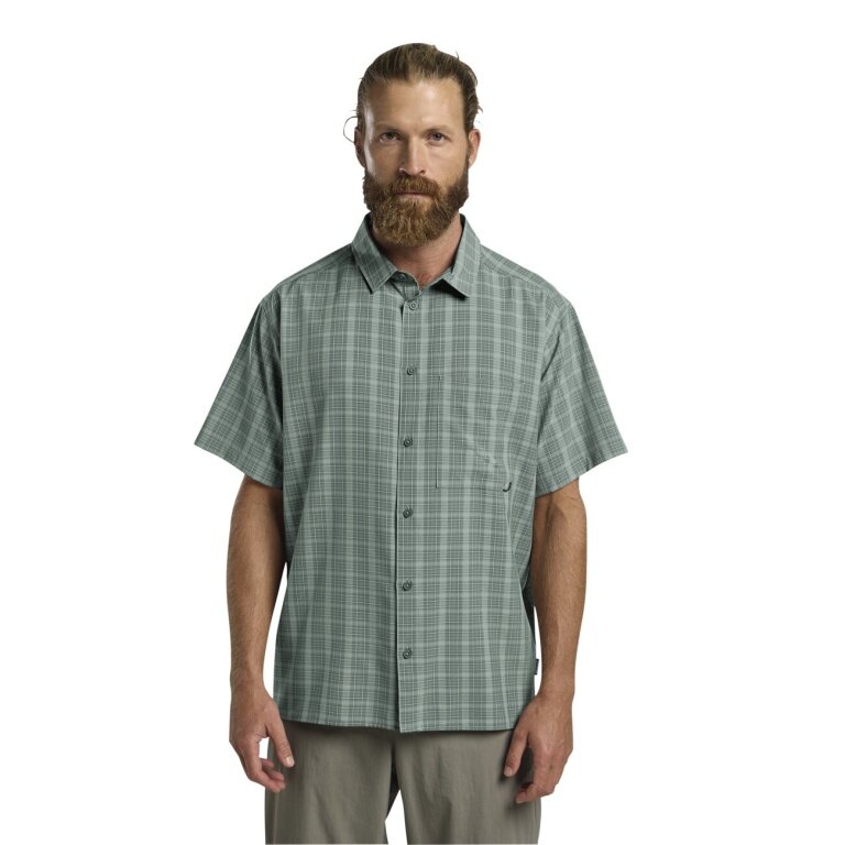 Jack Wolfskin Meseta Hiking Shirt (quick-drying, breathable) Short Sleeve green Men's