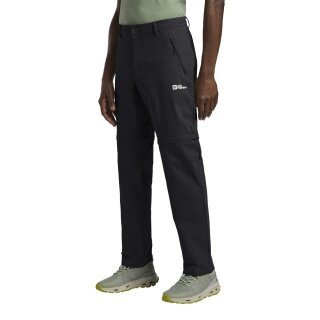 Jack Wolfskin Pico Trail Zip Off Trousers (water-repellent, wind-resistant, breathable) black men's