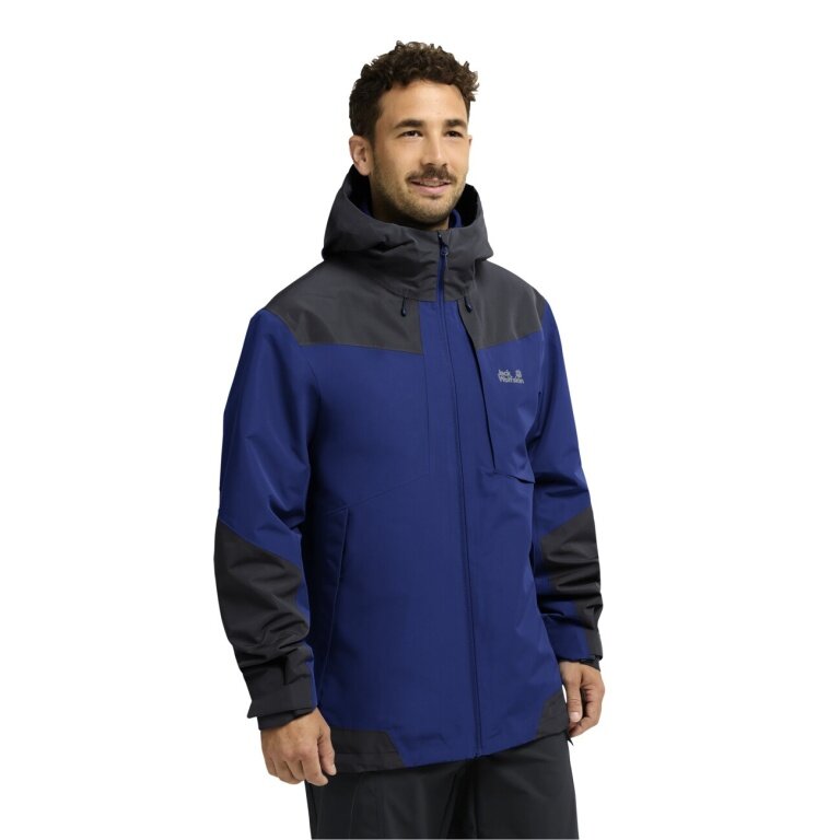 Jack Wolfskin Hiking Jacket/Rain Jacket Flextrail 2-Layer (waterproof, windproof) orchid blue Men's