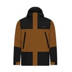 Jack Wolfskin hiking jacket/rain jacket Onera 2L (waterproof, windproof) brown/black men's