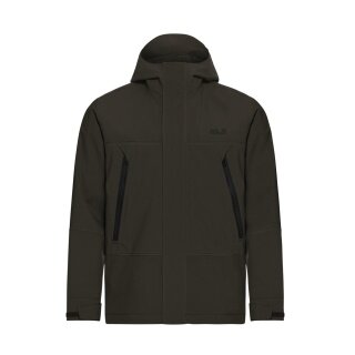 Jack Wolfskin Hiking Jacket/Rain Jacket Onera 2L (waterproof, windproof) moss khaki green men's