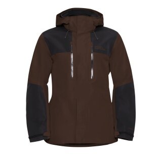 Jack Wolfskin Hiking Jacket/Rain Jacket Jasper 2-Layer (Weather Protection Jacket, Waterproof, Windproof) Dark Brown Men's