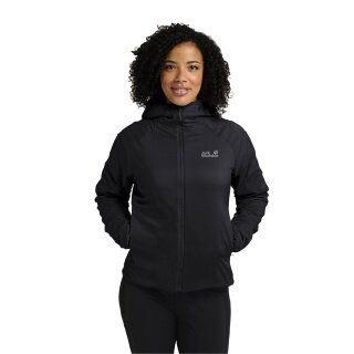 Jack Wolfskin Prelight Insulated Hiking Jacket (windproof, warm) black ladies