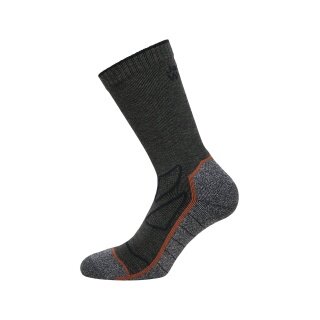 Jack Wolfskin Hiking Socks Crew Vojo CL (odour-resistant, quick-drying) dark grey - 1 pair