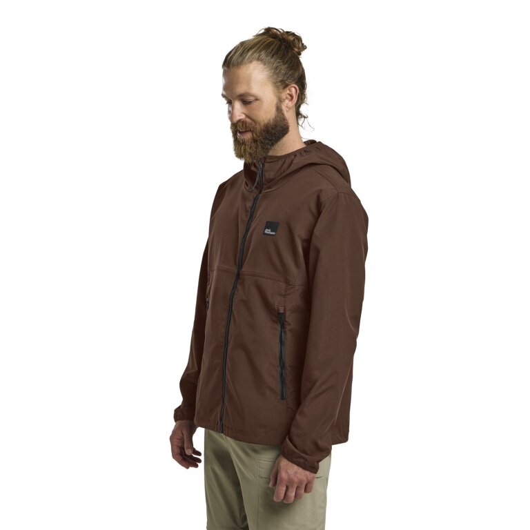 Jack Wolfskin Wind Jacket Terracade (windproof, water-repellent) brown men's
