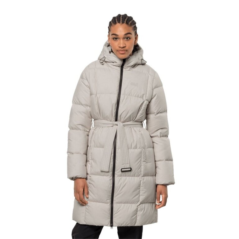 Jack Wolfskin Winter Down Coat Frozen Lake Coat (windproof, water-repellent) pearl white Women