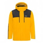 Jack Wolfskin Winter Jacket Jasper Pro 2-Layer (waterproof, windproof) yellow/black men's