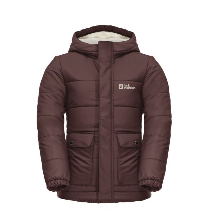 Jack Wolfskin Winter Jacket Snow Fox (Fleece Lining, Windproof, Water-Repellent) Berrypink Kids