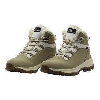 Jack Wolfskin Winter Shoes Everquest Mid Texapore (warm, waterproof, PFC-free) beige ladies