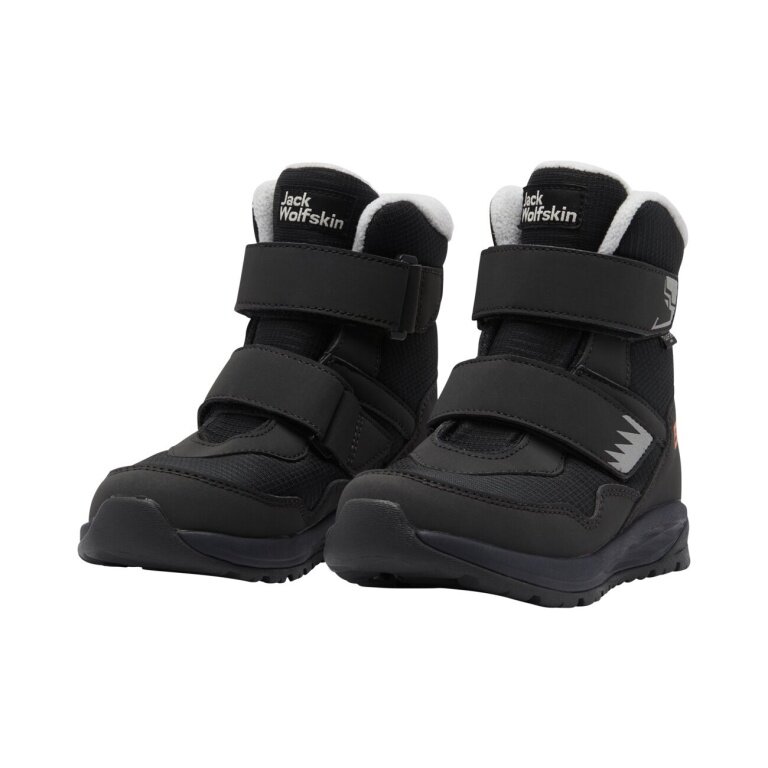 Jack Wolfskin Winter Shoes Polar Bear-B Texapore Mid VC (waterproof, breathable) black boys