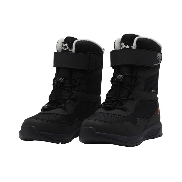 Jack Wolfskin Winter Boots Polar Bear-B Texapore High VC (waterproof, breathable) black toddlers boys