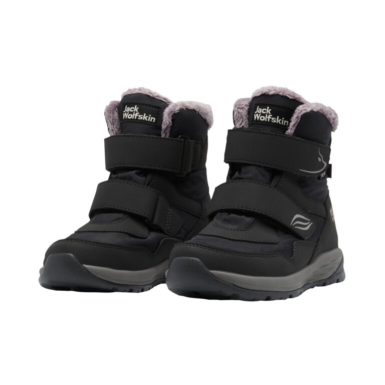 Jack Wolfskin Winter Shoes Polar Bear-G Texapore Mid VC (waterproof, breathable) black toddlers girls