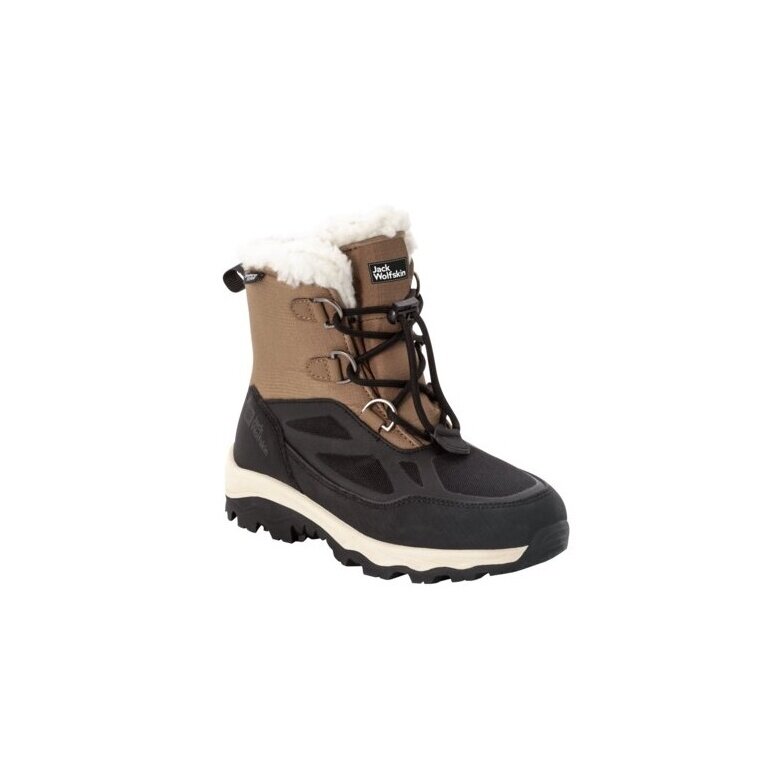 Jack Wolfskin Winter Boots Vojo Shell XT Texapore Mid (waterproof, 100% PFC-free) brown/black Kids