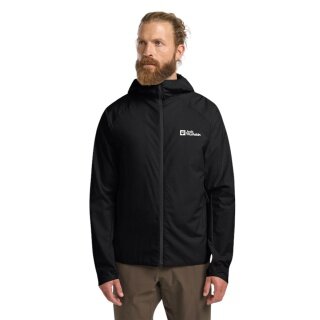 Jack Wolfskin Hiking Jacket Prelight Octa (lightweight, breathable, water-repellent) black men's
