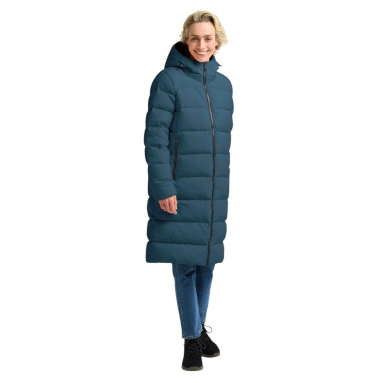 Jack Wolfskin Winter Down Coat Frozen Palace Coat 2025 (windproof, water-repellent) blue ladies
