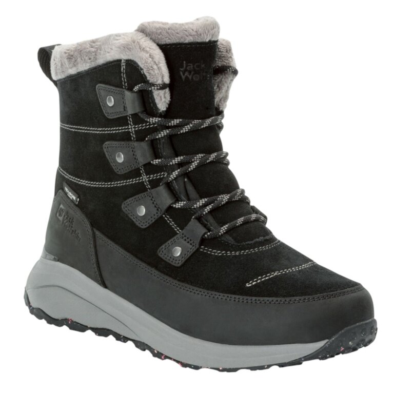 Jack Wolfskin Winter Boots Dromoventure Texapore High (Texawarm Insulation, waterproof) black/grey ladies