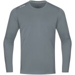 JAKO Sport Long Sleeve Shirt Run 2.0 (100% Polyester, breathable) grey Men
