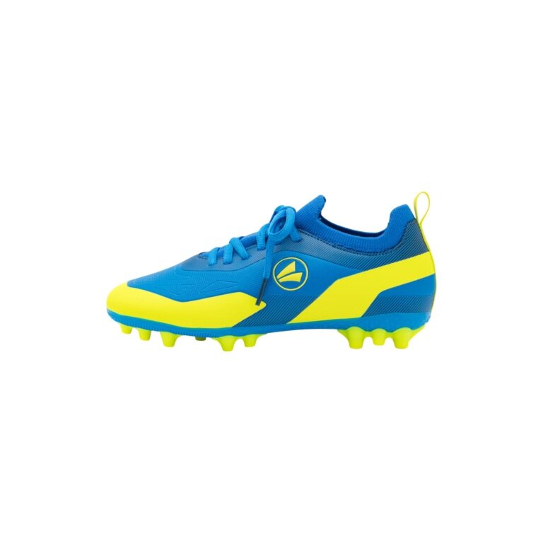 Jako Football Boots J-SFG Twist Sock (for firm ground) blue/lime boys