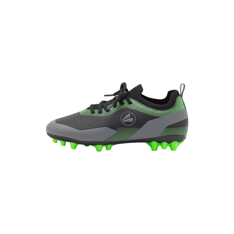 Jako Football Shoes J-SFG Twist Sock (for firm ground) black/neon green boys