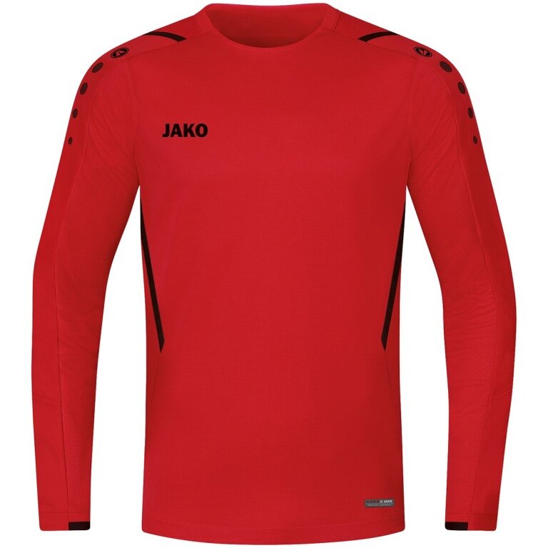 JAKO Long-sleeved shirt (Sweat) Challenge - optimal freedom of movement - red Boys