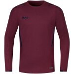 JAKO Long-sleeved shirt (Sweat) Challenge - optimal freedom of movement - burgundy boys