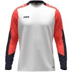 JAKO Sport Long Sleeve Shirt Dynamic (Polyester Eyelet) white/coral red/navy blue Children