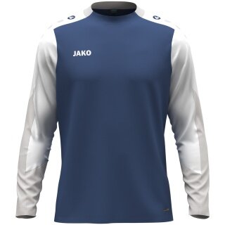 JAKO Sport Long Sleeve Shirt Dynamic (Polyester Eyelet) midnight blue/white/light grey men's