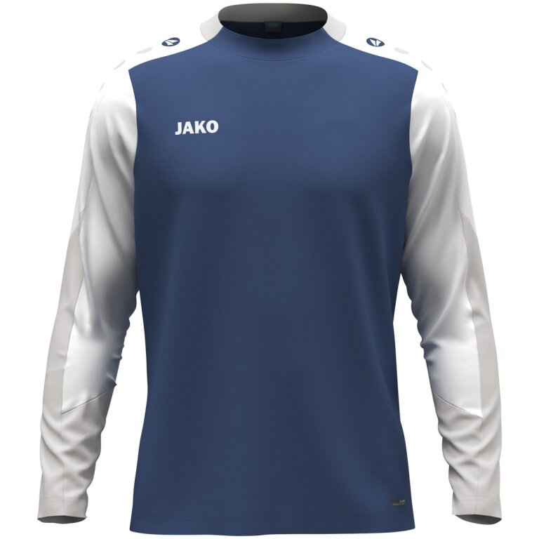 JAKO Sport Long Sleeve Shirt Dynamic (Polyester Eyelet) midnight blue/white/light grey men's