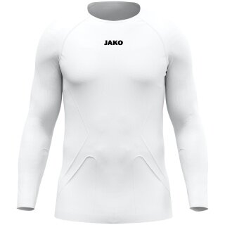 JAKO Long Sleeve Shirt Lightweight (maximum freedom of movement, seamless) Underwear white Men