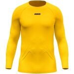 JAKO Long Sleeve Shirt Lightweight (maximum freedom of movement, seamless) Underwear yellow Men's