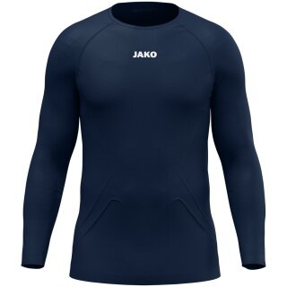 JAKO Long Sleeve Shirt Lightweight (maximum freedom of movement, seamless) Underwear navy blue men's