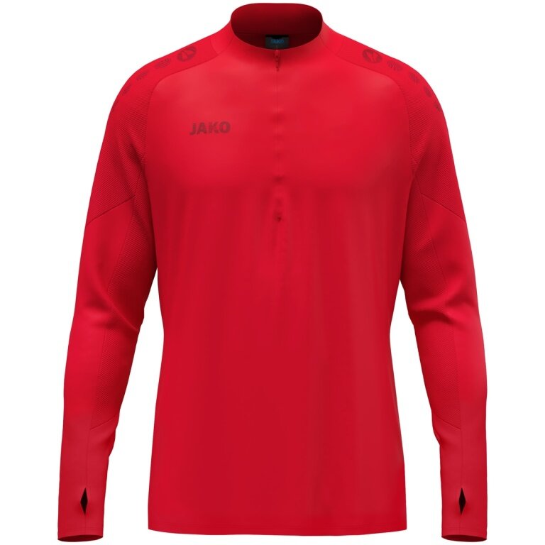 JAKO Long Sleeve Shirt Ziptop Light Flow (Keep Dry, maximum freedom of movement) red Children