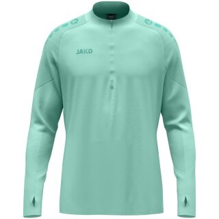 JAKO Long Sleeve Shirt Ziptop Light Flow (Keep Dry, maximum freedom of movement) mint green children